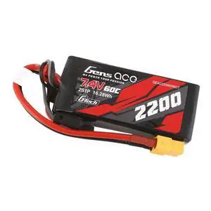 Gens ace G-Tech 2200mah 60C 7.4v 2S Lipo Battery with XT60 Plug Gens ace G-Tech 2200mah 60C 7.4v 2S Lipo Battery with XT60 Plug