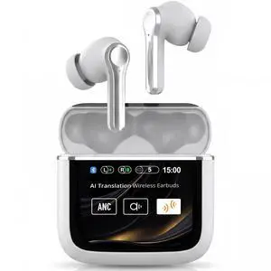 SureTech Active Noise Cancelling Wireless Earbuds - 60 Hours Battery Life, ANC/ENC AI Translation Ear Buds, Bluetooth 6.0, in-Ear, Touch Control, Waterproof Earbuds, Charging Case with Silicone SureTech Active Noise Cancelling Wireless Earbuds - 60 Hours Battery Life, ANC/ENC AI Translation Ear Buds, Bluetooth 6.0, in-Ear, Touch Control, Waterproof Earbuds, Charging Case with Silicone