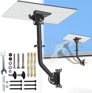 iFirle Starlink Gen 3 Mount, 360 Adjustable Wall /Roof Mounting Kit, Reinforced, Rustproof, Weatherproof for Starlink Standard 4/4X/V3, Include Aluminium Gen 3 Pipe Adapter iFirle Starlink Gen 3 Mount, 360 Adjustable Wall /Roof Mounting Kit, Reinforced, Rustproof, Weatherproof for Starlink Standard 4/4X/V3, Include Aluminium Gen 3 Pipe Adapter