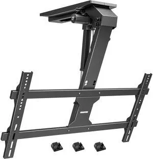 monTEK Motorized Ceiling TV Mount with Remote for 43-86 Inch TVs, Electric TV Mount Motorized Drop Down for Flat and Pitched Roof,Holds up to 99 lbs, 4X Load Tested, App and Voice Control monTEK Motorized Ceiling TV Mount with Remote for 43-86 Inch TVs, Electric TV Mount Motorized Drop Down for Flat and Pitched Roof,Holds up to 99 lbs, 4X Load Tested, App and Voice Control