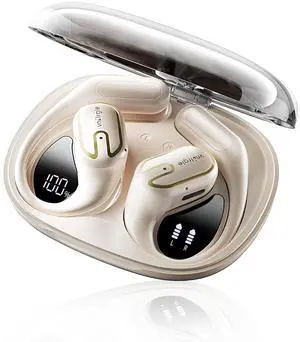 2026 Upgraded Open Ear Headphones,Over Ear Earbuds with Ergonomic Earhook,Bluetooth Headphones 6.0 with Smart Digital Display,80H Playtime,IPX7 Waterproof,Touch Control Operate Fit Cycling,Running 2026 Upgraded Open Ear Headphones,Over Ear Earbuds with Ergonomic Earhook,Bluetooth Headphones 6.0 with Smart Digital Display,80H Playtime,IPX7 Waterproof,Touch Control Operate Fit Cycling,Running