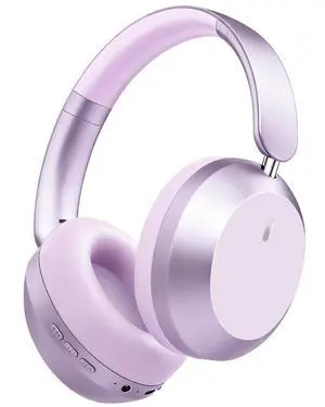 Y05 Bluetooth Headphones Wireless Over Ear with Microphone 48 Hours Playtime, High Sound Quality Foldable Soft Earpads Earphones for Travel - Purple Y05 Bluetooth Headphones Wireless Over Ear with Microphone 48 Hours Playtime, High Sound Quality Foldable Soft Earpads Earphones for Travel - Purple
