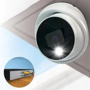 Night Owl FTD4 Add On Wired 2K HD Indoor/Outdoor Deterrence Dome Cameras with 2-Way Audio (1-Pack) (Requires Compatible DVR - Sold Separately) Night Owl FTD4 Add On Wired 2K HD Indoor/Outdoor Deterrence Dome Cameras with 2-Way Audio (1-Pack) (Requires Compatible DVR - Sold Separately)