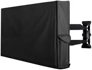 PureFit Outdoor TV Cover 52-55 inch, Weatherproof Waterproof Protector Enclosure for Outside Flat Screen TVs, Fits up to 52"W x 31"H x 5.5"D, Black PureFit Outdoor TV Cover 52-55 inch, Weatherproof Waterproof Protector Enclosure for Outside Flat Screen TVs, Fits up to 52"W x 31"H x 5.5"D, Black