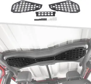 Roof Speaker Molle Panel Storage Rack Compatible with Jeep Wrangler JL JLU 2024-2025 Roof Speaker Molle Panel Storage Rack Compatible with Jeep Wrangler JL JLU 2024-2025