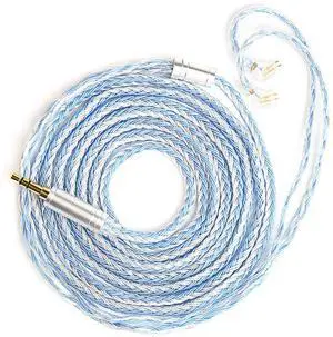 KBEAR ST16 Plus 2 Meter Detachable IEM Cable 16 Core 5N OCC Silver-Plated Long in-Ear Earphone Cable for HD414 HD650 HD600 Tin Audio T2 T2 PRO T3 T5 Westone TFZ Kinera Shozy Simgot (TFZ 3.5MM) KBEAR ST16 Plus 2 Meter Detachable IEM Cable 16 Core 5N OCC Silver-Plated Long in-Ear Earphone Cable for HD414 HD650 HD600 Tin Audio T2 T2 PRO T3 T5 Westone TFZ Kinera Shozy Simgot (TFZ 3.5MM)