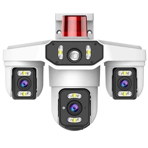 Kinnkall 4MP Triple-Lens Outdoor Security Camera, 360 Pan/Tilt Coverage, Human Tracking & Night Vision, 2.4GHz WiFi, SD/Cloud Storage,2-Way Talk, Works with Mobile Apps & PCs Kinnkall 4MP Triple-Lens Outdoor Security Camera, 360 Pan/Tilt Coverage, Human Tracking & Night Vision, 2.4GHz WiFi, SD/Cloud Storage,2-Way Talk, Works with Mobile Apps & PCs
