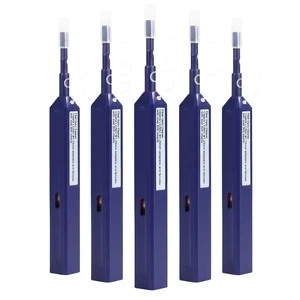WQV 5PCS Fiber Cleaner Pen, Fiber Optic Cleaner Fits 1.25mm LC/MU Ferrules, Dual Action Connector Cleaning Tool WQV 5PCS Fiber Cleaner Pen, Fiber Optic Cleaner Fits 1.25mm LC/MU Ferrules, Dual Action Connector Cleaning Tool