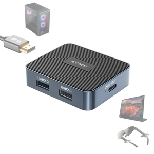 4K@120Hz Active DisplayPort to USB-C converter adapter with 3Port USB Hub 4K@120Hz Active DisplayPort to USB-C converter adapter with 3Port USB Hub