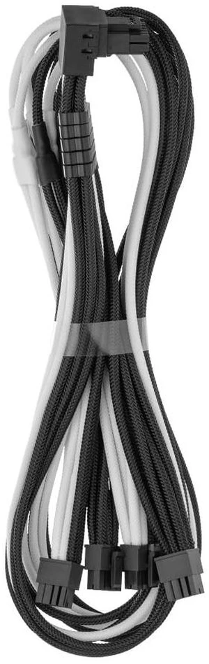 CableMod Pro ModMesh 12V-2x6 PCIe Cable for Corsair T5 (Blk+Wht, 4x8p,90B) CableMod Pro ModMesh 12V-2x6 PCIe Cable for Corsair T5 (Blk+Wht, 4x8p,90B)