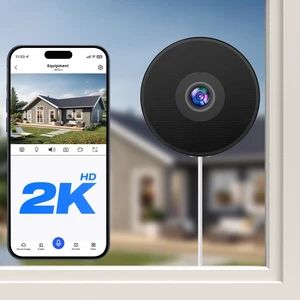 WESECUU 2K Window Camera,5G& 2.4Ghz WiFi No Drill Window Cameras for Home Security for Indoor & Outdoor Monitoring, Color Night Vision, Human Detection, Easy & Quick Install1-Pack WESECUU 2K Window Camera,5G& 2.4Ghz WiFi No Drill Window Cameras for Home Security for Indoor & Outdoor Monitoring, Color Night Vision, Human Detection, Easy & Quick Install1-Pack