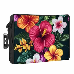 Watercolor Flowers Outdoor TV Cover 48 to 50 Inches Tropical Plants Red Althea Weatherproof&Waterproof TV Covers with Remote Control Pocket, Screen Protectors for Outside Watercolor Flowers Outdoor TV Cover 48 to 50 Inches Tropical Plants Red Althea Weatherproof&Waterproof TV Covers with Remote Control Pocket, Screen Protectors for Outside