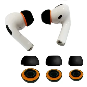 KASOTT Upgraded Best Memory Foam Ear Tips for AirPods Pro 1st & 2nd Gen ^^ New Version 5.0 ^^ Comfortable Foam Ear Tips ^^ Better Noise Cancellation ^^ 3 Pairs Replacement Tips(S/M/L, Black) KASOTT Upgraded Best Memory Foam Ear Tips for AirPods Pro 1st & 2nd Gen ^^ New Version 5.0 ^^ Comfortable Foam Ear Tips ^^ Better Noise Cancellation ^^ 3 Pairs Replacement Tips(S/M/L, Black)