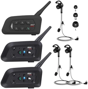 GaiRen Referee Communication System, Referee Headset Intercom with Earphone for Soccer Football Volleyball Official Handball (3 Pack) GaiRen Referee Communication System, Referee Headset Intercom with Earphone for Soccer Football Volleyball Official Handball (3 Pack)