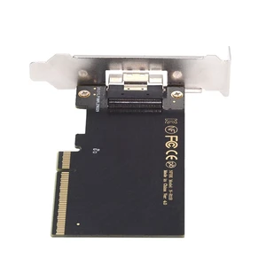 Xiwai External Slimline 8X SFF-8654 74Pin to PCIE Express 3.0 Raid Card PCIE4.0 VROC Raid0 Hyper Adapter for High Speed SSD eGPU Graphics Card with Bracket Low Profile Xiwai External Slimline 8X SFF-8654 74Pin to PCIE Express 3.0 Raid Card PCIE4.0 VROC Raid0 Hyper Adapter for High Speed SSD eGPU Graphics Card with Bracket Low Profile