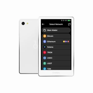 OneKey Pro Crypto Cold Wallet Air-gapped, Offline Keys, 4 EAL6+ Secure Elements, 3.5" Touchscreen, Fingerprint Unlock, Bluetooth/USB-C, Supports 10,000+ Coins & NFTs (White) OneKey Pro Crypto Cold Wallet Air-gapped, Offline Keys, 4 EAL6+ Secure Elements, 3.5" Touchscreen, Fingerprint Unlock, Bluetooth/USB-C, Supports 10,000+ Coins & NFTs (White)