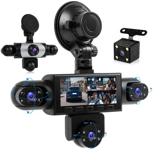 360 5 Lens Dash Cam Front Rear Inside Left Right 1080P Dash Cam for Cars 360 5 Lens Dash Cam Front Rear Inside Left Right 1080P Dash Cam for Cars