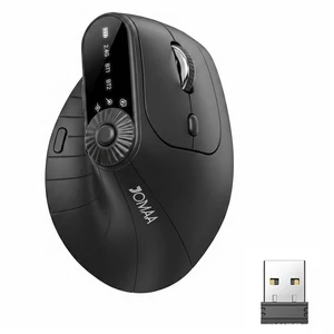Itigoitie Ergonomic Mouse, Wireless Bluetooth Vertical Mouse for Wrist Pain Relief, LED Screen & Knob Control, 7 Buttons, 4 Adjustable DPI, Compatible with Windows/Mac/Android/Laptop/Desktop/Ta Itigoitie Ergonomic Mouse, Wireless Bluetooth Vertical Mouse for Wrist Pain Relief, LED Screen & Knob Control, 7 Buttons, 4 Adjustable DPI, Compatible with Windows/Mac/Android/Laptop/Desktop/Ta