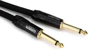 Warm Audio Prem-TS-6' Premier Series Straight to Straight Instrument Cable - 6-foot, Black/Gold Warm Audio Prem-TS-6' Premier Series Straight to Straight Instrument Cable - 6-foot, Black/Gold