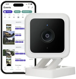 WyzeCam Cam v3 Wired WiFi Indoor/Outdoor Home Security Camera WyzeCam Cam v3 Wired WiFi Indoor/Outdoor Home Security Camera