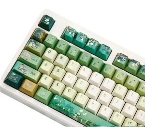 Keycaps for Mechanical Keyboard Cute Aesthetic PBT Cherry Profile Dye-Sublimation Printing 120 Keys Keycaps for Mechanical Keyboard Cute Aesthetic PBT Cherry Profile Dye-Sublimation Printing 120 Keys