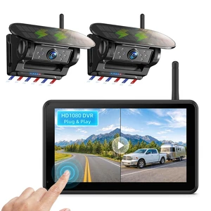 eRapta 7 Inch Dual Solar Wireless Backup Camera Magnetic with HD1080P DVR eRapta 7 Inch Dual Solar Wireless Backup Camera Magnetic with HD1080P DVR
