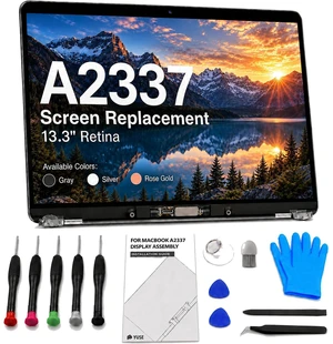 A2337 Screen Replacement for MacBook Air 13 inch M1 2020 Full LCD-Silver A2337 Screen Replacement for MacBook Air 13 inch M1 2020 Full LCD-Silver