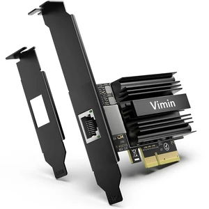10G PCI-E Network Card with 10Gbps RJ45 Ports, Marvel AQC113 Controller, VIMIN 10Gb Ethernet Adapter Card Compatible with PCI Express X8, X16, Support Windows/Windows Server/Linux/VMware 10G PCI-E Network Card with 10Gbps RJ45 Ports, Marvel AQC113 Controller, VIMIN 10Gb Ethernet Adapter Card Compatible with PCI Express X8, X16, Support Windows/Windows Server/Linux/VMware