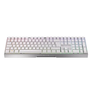 Cherry MX 3.0S Wireless, Mechanical Gaming Keyboard, Bluetooth, 2.4 GHz & Wired Mode, RGB Lighting, Aluminum Housing, Rechargeable, MX Brown Switches, White Cherry MX 3.0S Wireless, Mechanical Gaming Keyboard, Bluetooth, 2.4 GHz & Wired Mode, RGB Lighting, Aluminum Housing, Rechargeable, MX Brown Switches, White