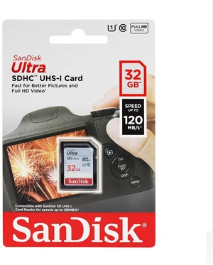 Sandisk Ultra SDHC 32GB 80MB/S C10 Flash Memory Card (SDSDUNC-032G-AN6IN) Sandisk Ultra SDHC 32GB 80MB/S C10 Flash Memory Card (SDSDUNC-032G-AN6IN)
