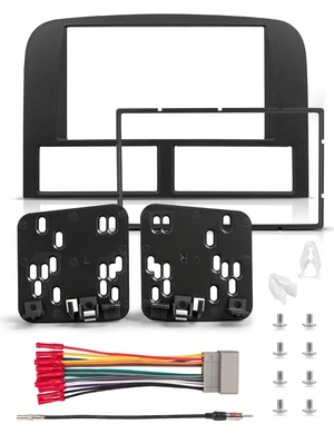 NuIth Double Din Radio Dash Kit w/Radio Wire for 2002-2004 Jeep Grand Cherokee, Double DIN Aftermarket Stereo Navigation Installation Kit, 2 Din Radio Bezel for Grand Cherokee (Dash Kit+Radio Wire) NuIth Double Din Radio Dash Kit w/Radio Wire for 2002-2004 Jeep Grand Cherokee, Double DIN Aftermarket Stereo Navigation Installation Kit, 2 Din Radio Bezel for Grand Cherokee (Dash Kit+Radio Wire)