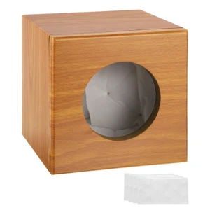 MECCANIXITY 4" Ported Wooden Speaker Enclosure, Single Vented, Striped Wood MECCANIXITY 4" Ported Wooden Speaker Enclosure, Single Vented, Striped Wood