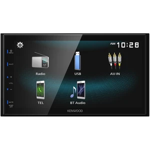 KENWOOD DMX115BT Double Din Car Stereo (45W x 4-Ch), 6.8" Touchscreen Display, Head Unit with Dual Bluetooth Connectivity, USB, A/V, & AM/FM Radio, Sleek Multimedia Player with USB Mirroring KENWOOD DMX115BT Double Din Car Stereo (45W x 4-Ch), 6.8" Touchscreen Display, Head Unit with Dual Bluetooth Connectivity, USB, A/V, & AM/FM Radio, Sleek Multimedia Player with USB Mirroring