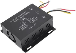 TUCKBOLD Trucks 24V Step Down to 12V Car Power Supply Module 30A Compatible ^^ Power Supply Converter Black 1 Pcs TUCKBOLD Trucks 24V Step Down to 12V Car Power Supply Module 30A Compatible ^^ Power Supply Converter Black 1 Pcs