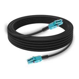 165FT/50M OM3 LC to LC Outdoor Armored Fiber Patch Cable, Direct Burial Industrial TPU Duplex Multimode Fiber Optic Cable, 40Gb/10Gb, 50/125 um, Uniboot LC-LC Fiber Patch Cable,OD 5mm 165FT/50M OM3 LC to LC Outdoor Armored Fiber Patch Cable, Direct Burial Industrial TPU Duplex Multimode Fiber Optic Cable, 40Gb/10Gb, 50/125 um, Uniboot LC-LC Fiber Patch Cable,OD 5mm
