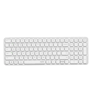 Rapoo E9350L Multi-Device Wireless Keyboard, Blade-Series E9350L 99-Key Ultra-Thin Keyboard, Support 4 Devices, Low-Profile, Quiet, USB-C, Rechargeable, Al-Alloy Frame, for Windows/Mac/Linux/Ch Rapoo E9350L Multi-Device Wireless Keyboard, Blade-Series E9350L 99-Key Ultra-Thin Keyboard, Support 4 Devices, Low-Profile, Quiet, USB-C, Rechargeable, Al-Alloy Frame, for Windows/Mac/Linux/Ch