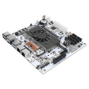 I5-8265U Industrial NAS Motherboard, Dual 2.5G i226-V LAN, 8-Bay SATA3.0, 2X M.2 NVMe, 64GB DDR4, 4K HDMI DP, Mini-ITX for TrueNAS Soft Router Firewall (I5-8265U-ES NAS) I5-8265U Industrial NAS Motherboard, Dual 2.5G i226-V LAN, 8-Bay SATA3.0, 2X M.2 NVMe, 64GB DDR4, 4K HDMI DP, Mini-ITX for TrueNAS Soft Router Firewall (I5-8265U-ES NAS)