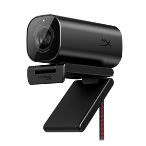 HyperX Vision S Webcam, 4K Video Recording @ 30fps, 90 Field-of-View, Responsive Autofocus, Hyperflex Cable, Aluminum Body, Plug and Play, Sony Starvis 8MP Sensor, 5G2P Lens, USB-C Black HyperX Vision S Webcam, 4K Video Recording @ 30fps, 90 Field-of-View, Responsive Autofocus, Hyperflex Cable, Aluminum Body, Plug and Play, Sony Starvis 8MP Sensor, 5G2P Lens, USB-C Black