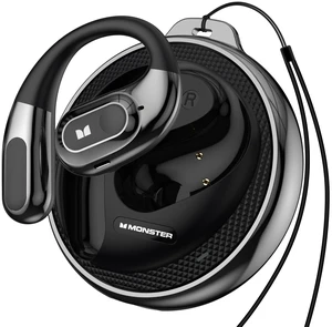 Monster AC330 Open-Ear AI Translation Earbuds Black Monster AC330 Open-Ear AI Translation Earbuds Black