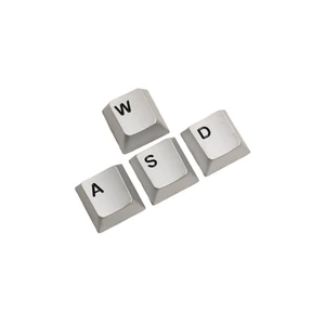 ELECFOX Custom Silver Metal Keycaps for Gaming Keyboard WASD ELECFOX Custom Silver Metal Keycaps for Gaming Keyboard WASD