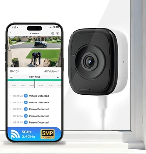 LongPlus 5MP 3K Safeview Window Security Camera, WiFi6 Indoor Window Camera LongPlus 5MP 3K Safeview Window Security Camera, WiFi6 Indoor Window Camera