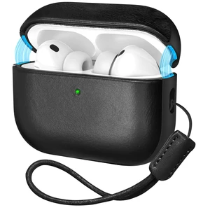 Delidigi Magnetic Lid Genuine Leather Case for AirPods Pro 3 (2025) Delidigi Magnetic Lid Genuine Leather Case for AirPods Pro 3 (2025)