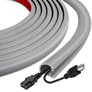 EYAYEN Silicone Cord Covers for Wires on Wall Cord Hider Self-Adhesive EYAYEN Silicone Cord Covers for Wires on Wall Cord Hider Self-Adhesive