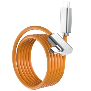Fiber Optic USB C Tethering Cable 25 FT, 10Gbps 60W Right Angle Tether Cord Fiber Optic USB C Tethering Cable 25 FT, 10Gbps 60W Right Angle Tether Cord