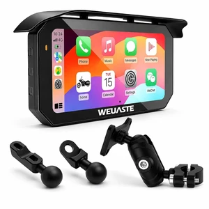 Weuaste 6.25" Motorcycle CarPlay Navigation HD Touch Screen, Android Auto Weuaste 6.25" Motorcycle CarPlay Navigation HD Touch Screen, Android Auto