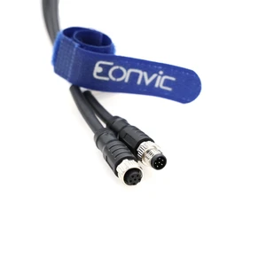 Eonvic M8 6 Pin A Code Male to Female Aviation Sensor Cable Waterproof Shielded Electrical Cable for Industrial Automation Control Fieldbus Network 3m Eonvic M8 6 Pin A Code Male to Female Aviation Sensor Cable Waterproof Shielded Electrical Cable for Industrial Automation Control Fieldbus Network 3m