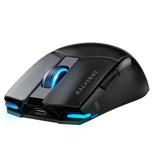 Machenike Wireless Gaming Mouse,26,000 DPI,PAW3395 Sensor,RGB Backlit,Ergonomic Design,6 Programmable Buttons,Long Battery Life,Ultra-Lightweight,White Gaming Mice Compatible with PC, Mac Machenike Wireless Gaming Mouse,26,000 DPI,PAW3395 Sensor,RGB Backlit,Ergonomic Design,6 Programmable Buttons,Long Battery Life,Ultra-Lightweight,White Gaming Mice Compatible with PC, Mac