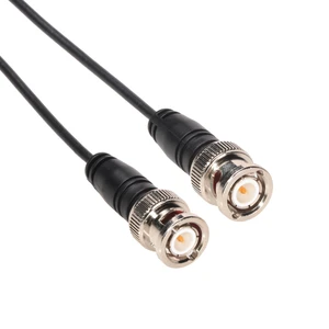 Amphenol CO-174BNCX200-010 Black RG174 Coaxial Cable, 50 Ohm, BNC Male to BNC Male, 10' Amphenol CO-174BNCX200-010 Black RG174 Coaxial Cable, 50 Ohm, BNC Male to BNC Male, 10'