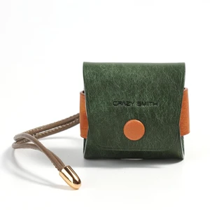 Handmade Genuine Leather Case for AirPods 4, Shockproof Protective Earbuds Cover with Dual Lanyards, Wireless & Wired Charging Accessible (Type-a-Green, Apple AirPods 4) Handmade Genuine Leather Case for AirPods 4, Shockproof Protective Earbuds Cover with Dual Lanyards, Wireless & Wired Charging Accessible (Type-a-Green, Apple AirPods 4)