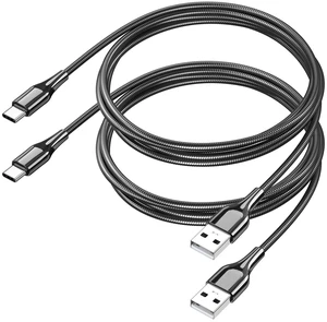 DIOOEER Pet Proof USB C to USB A Charger Cable 10FT 2-Pack DIOOEER Pet Proof USB C to USB A Charger Cable 10FT 2-Pack